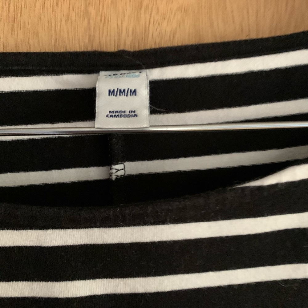 Striped tee-shirt dress